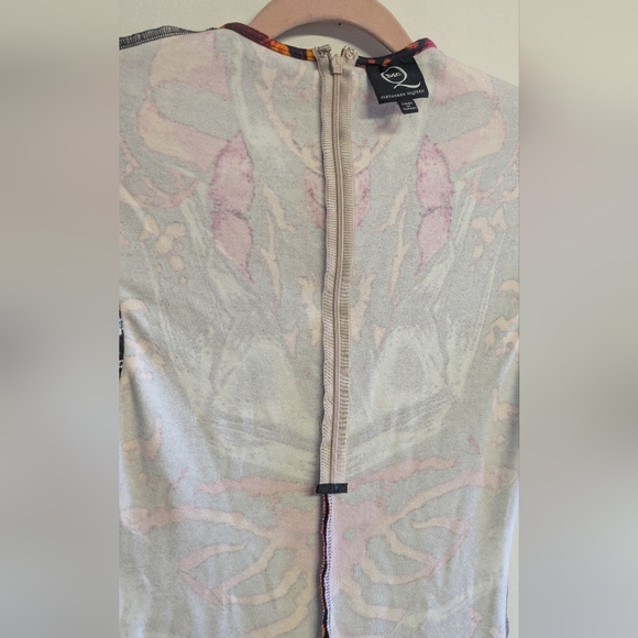 Alexander McQueen Kaleidoscope Abstract Butterfly Print Mini Dress *Altered - Picture 13 of 16